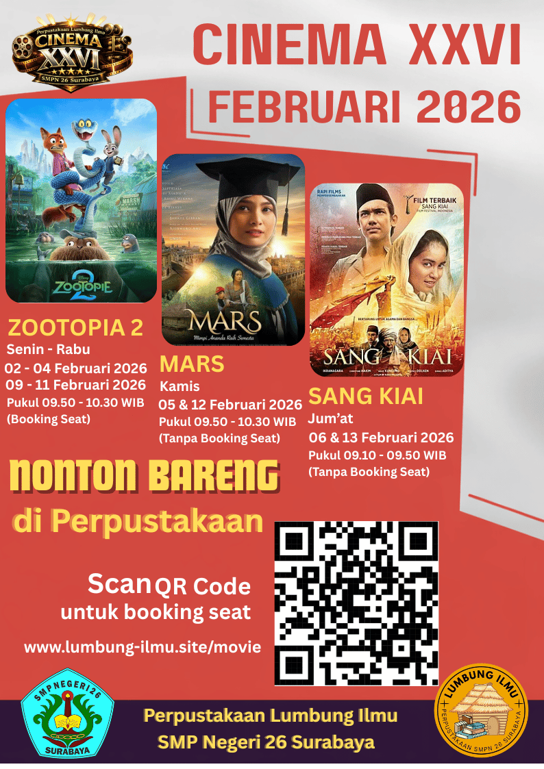Jadwal Film Tayang Cinema XXVI Bulan Februari 2026
