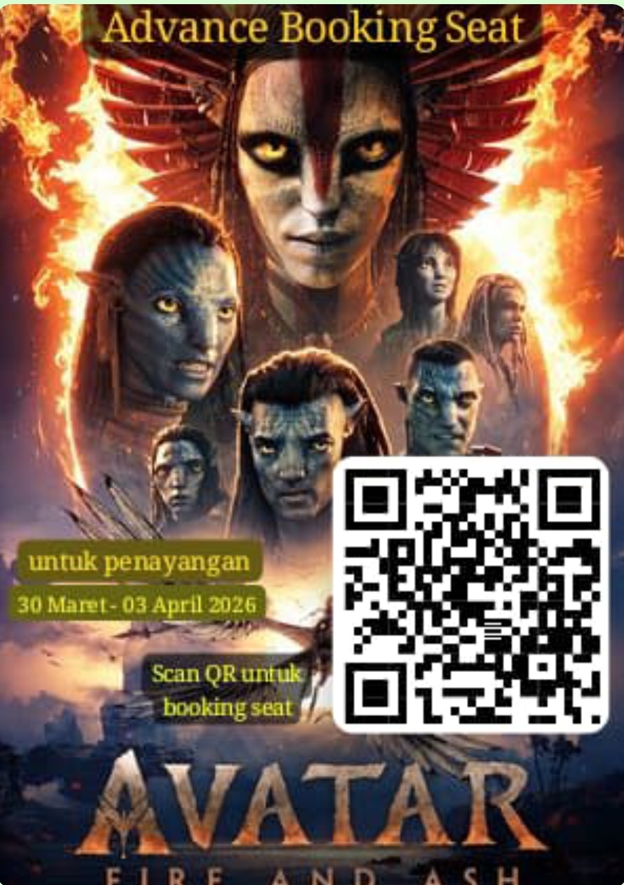 Advance Booking Seat Film "Avatar: Fire and Ash"